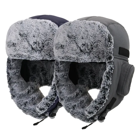 Cappello invernale da bambino Colbacco con paraorecchie Trooper Cappello da moda in tessuto scamosciato Cappelli da cacciatore russo Cappello da neonato per bambina